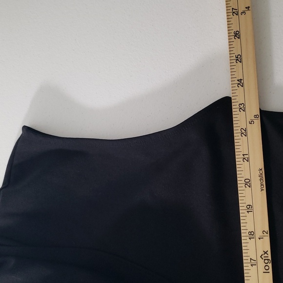 Bryn Walker Women Lavinia Tunic Top Medium Black Cowl Neck Lagenlook Minimalist - Picture 11 of 15